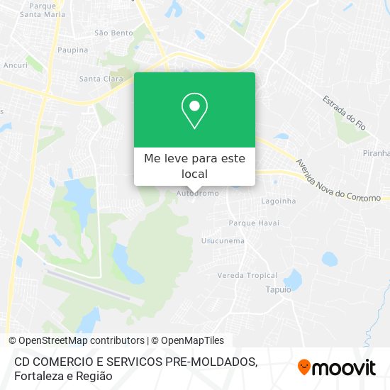 CD COMERCIO E SERVICOS PRE-MOLDADOS mapa