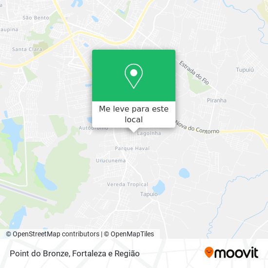 Point do Bronze mapa