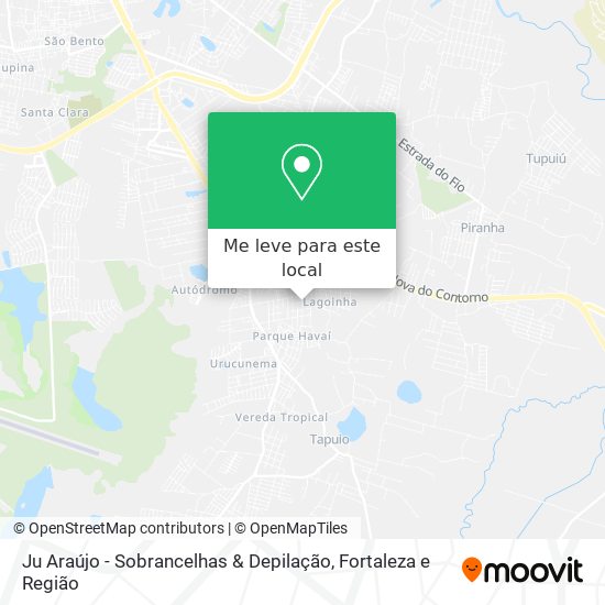 Ju Araújo - Sobrancelhas & Depilação mapa