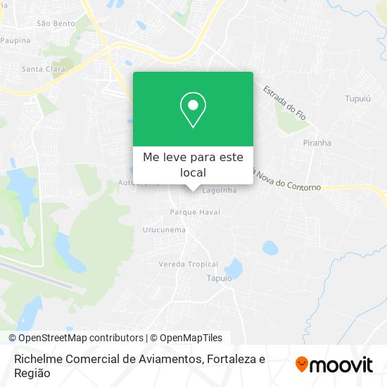 Richelme Comercial de Aviamentos mapa