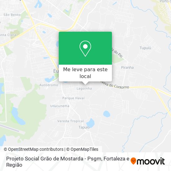 Projeto Social Grão de Mostarda - Psgm mapa