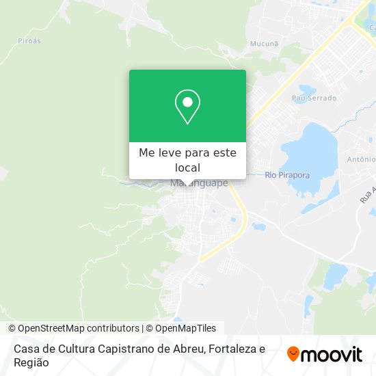 Casa de Cultura Capistrano de Abreu mapa