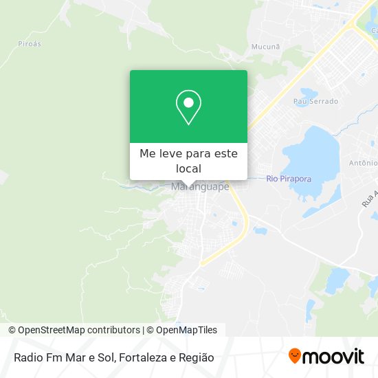 Radio Fm Mar e Sol mapa