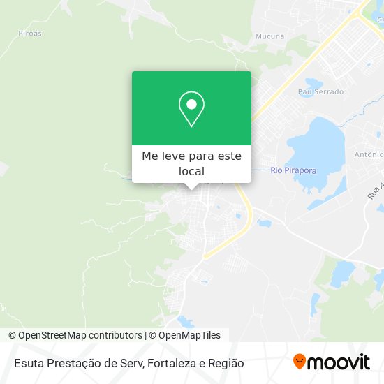 Esuta Prestação de Serv mapa