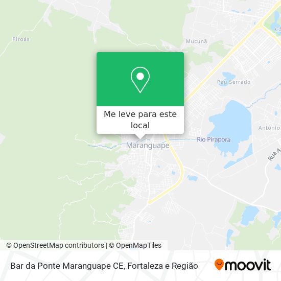 Bar da Ponte Maranguape CE mapa