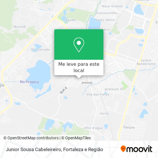 Junior Sousa Cabeleireiro mapa