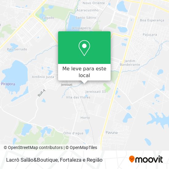 Lacrô Salão&Boutique mapa