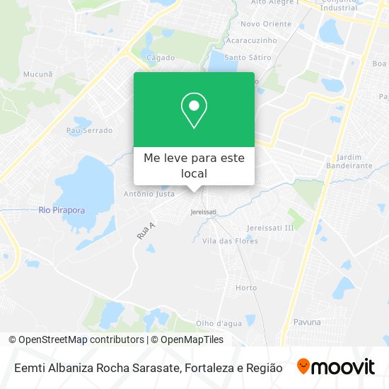 Eemti Albaniza Rocha Sarasate mapa