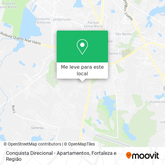 Conquista Direcional - Apartamentos mapa