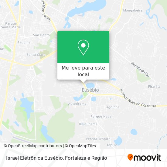 Israel Eletrônica Eusébio mapa