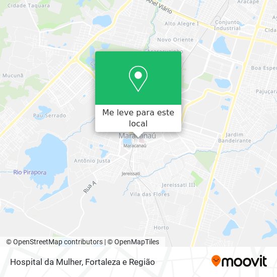 Hospital da Mulher mapa