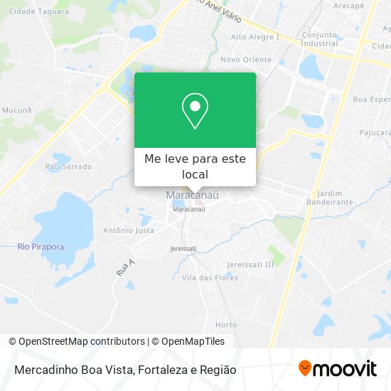 Mercadinho Boa Vista mapa