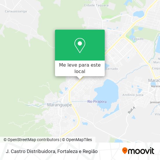 J. Castro Distribuidora mapa