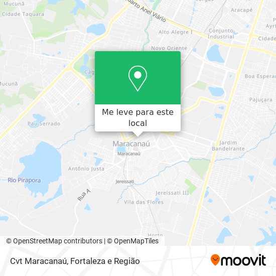 Cvt Maracanaú mapa