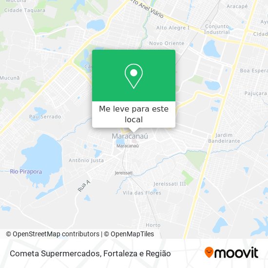 Cometa Supermercados mapa