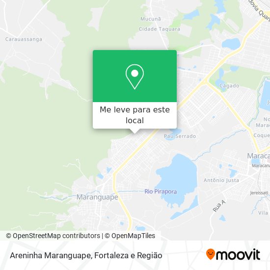 Areninha Maranguape mapa