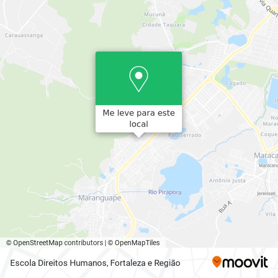 Escola Direitos Humanos mapa