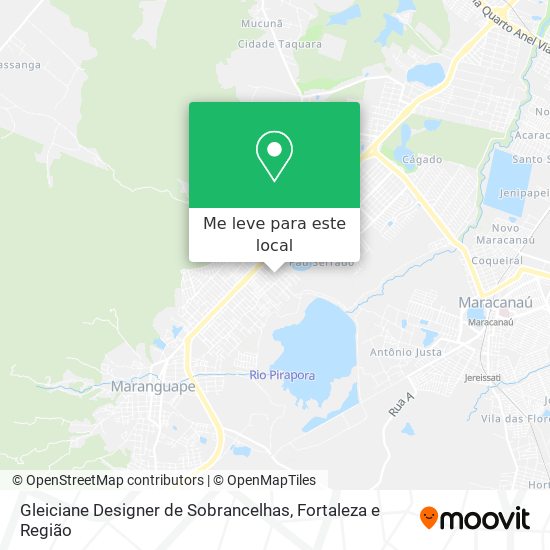 Gleiciane Designer de Sobrancelhas mapa