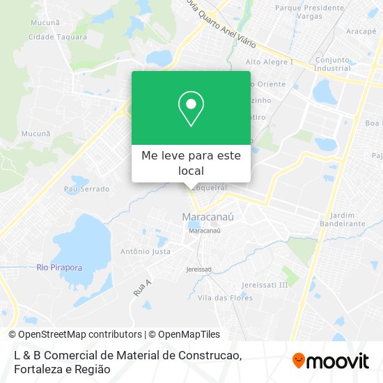 L & B Comercial de Material de Construcao mapa