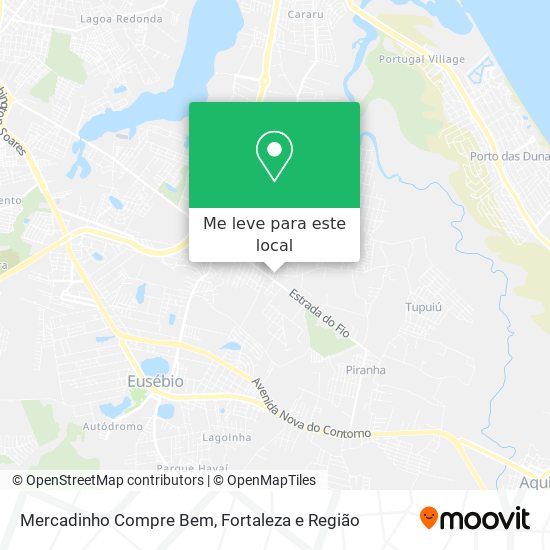Mercadinho Compre Bem mapa