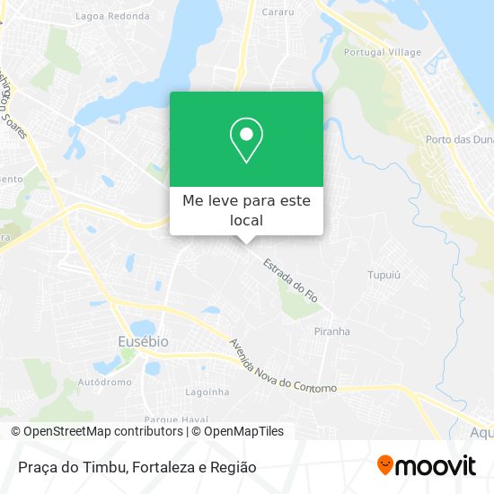 Praça do Timbu mapa