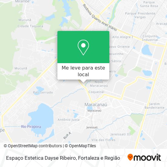 Espaço Estetica Dayse Ribeiro mapa