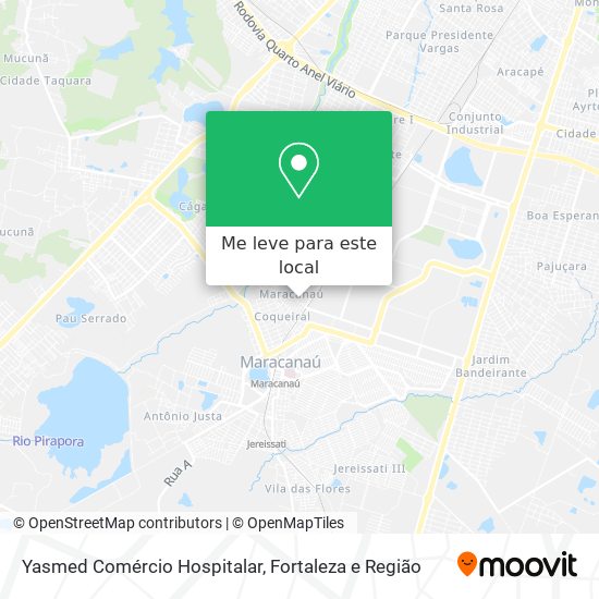 Yasmed Comércio Hospitalar mapa