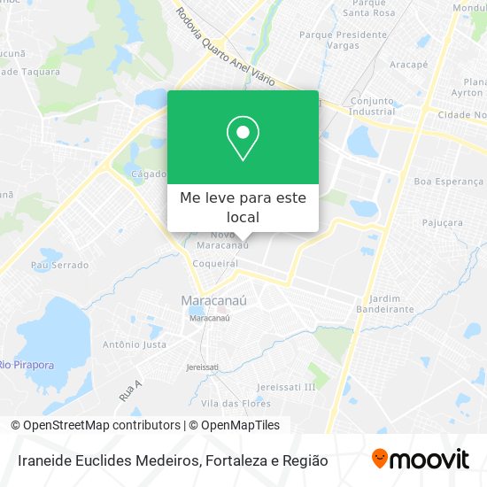 Iraneide Euclides Medeiros mapa