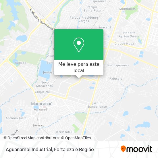 Aguanambi Industrial mapa