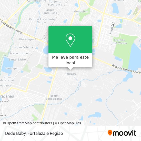 Dedê Baby mapa