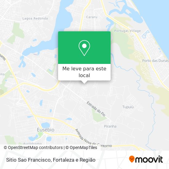 Sitio Sao Francisco mapa