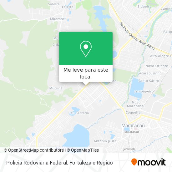 Polícia Rodoviária Federal mapa