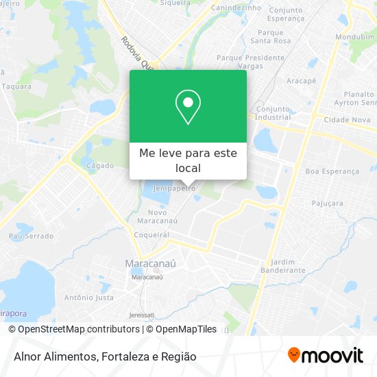 Alnor Alimentos mapa