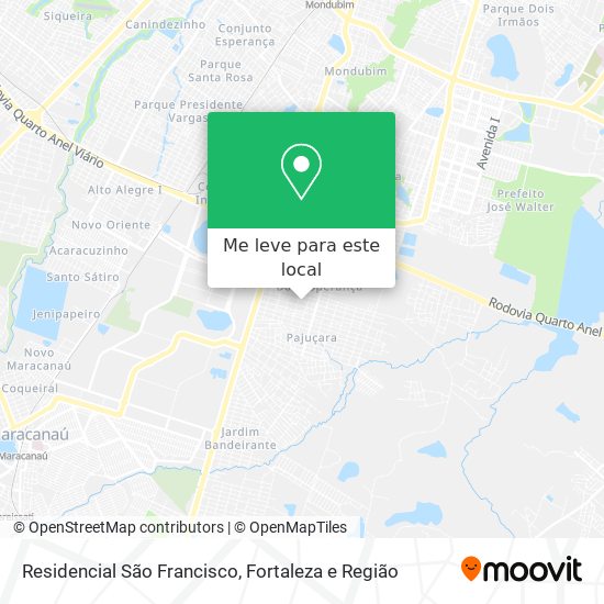 Residencial São Francisco mapa