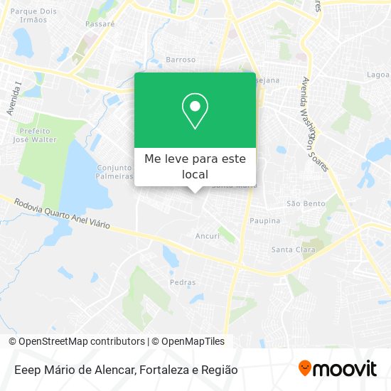Eeep Mário de Alencar mapa
