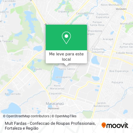 Mult Fardas - Confeccao de Roupas Profissionais mapa