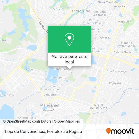 Loja de Conveniência mapa