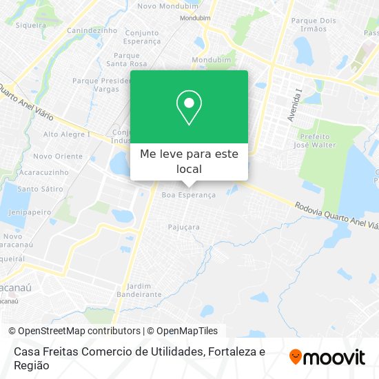 Casa Freitas Comercio de Utilidades mapa