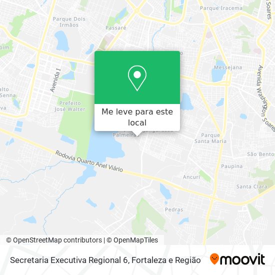 Secretaria Executiva Regional 6 mapa