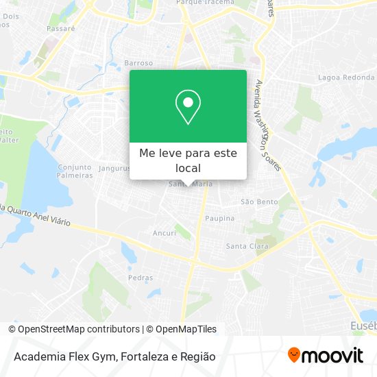 Academia Flex Gym mapa