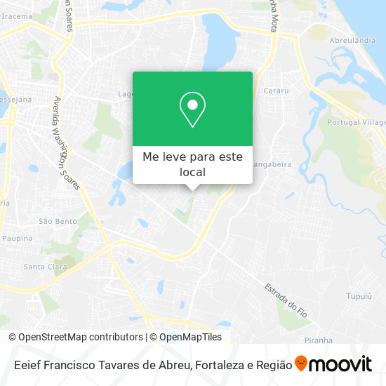 Eeief Francisco Tavares de Abreu mapa