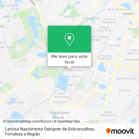 Larissa Nascimento Designer de Sobrancelhas mapa