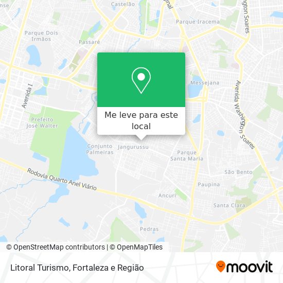 Litoral Turismo mapa