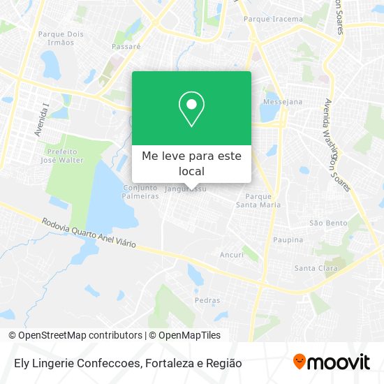 Ely Lingerie Confeccoes mapa