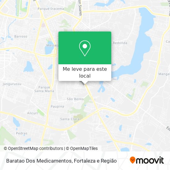 Baratao Dos Medicamentos mapa