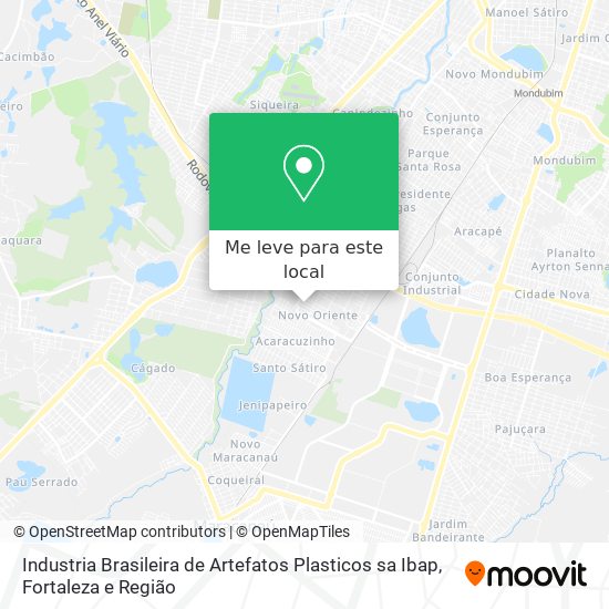 Industria Brasileira de Artefatos Plasticos sa Ibap mapa