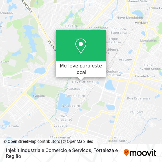 Injekit Industria e Comercio e Servicos mapa