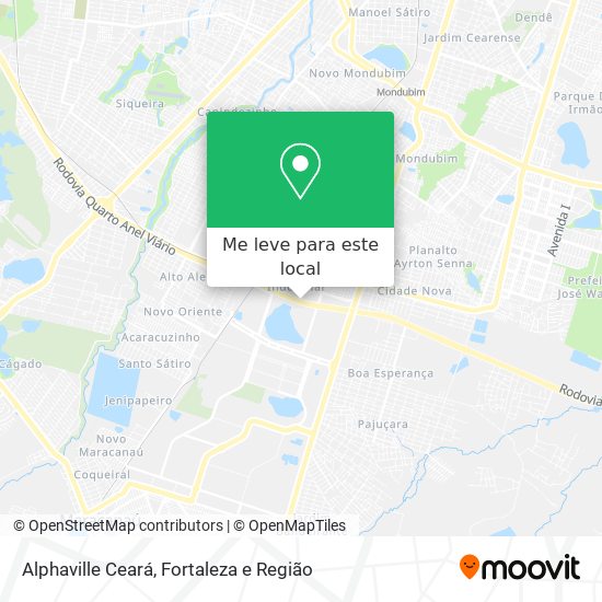 Alphaville Ceará mapa