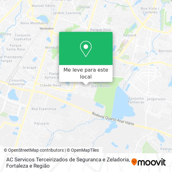 AC Servicos Terceirizados de Seguranca e Zeladoria mapa