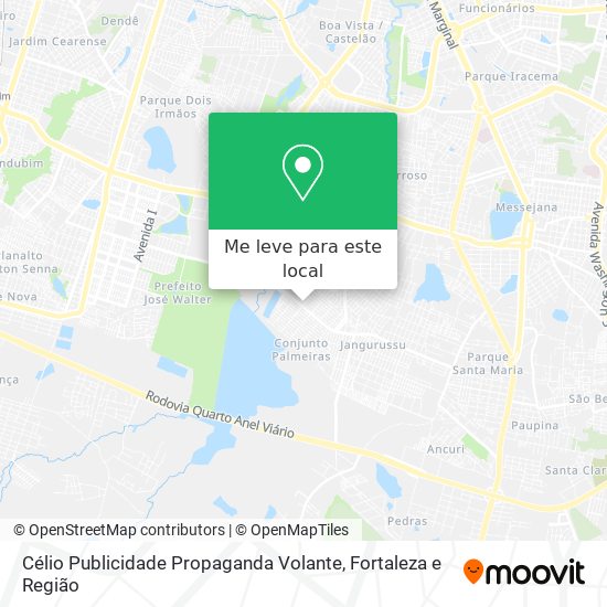 Célio Publicidade Propaganda Volante mapa